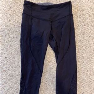 Lulu leggings size 2 mesh see through on calves